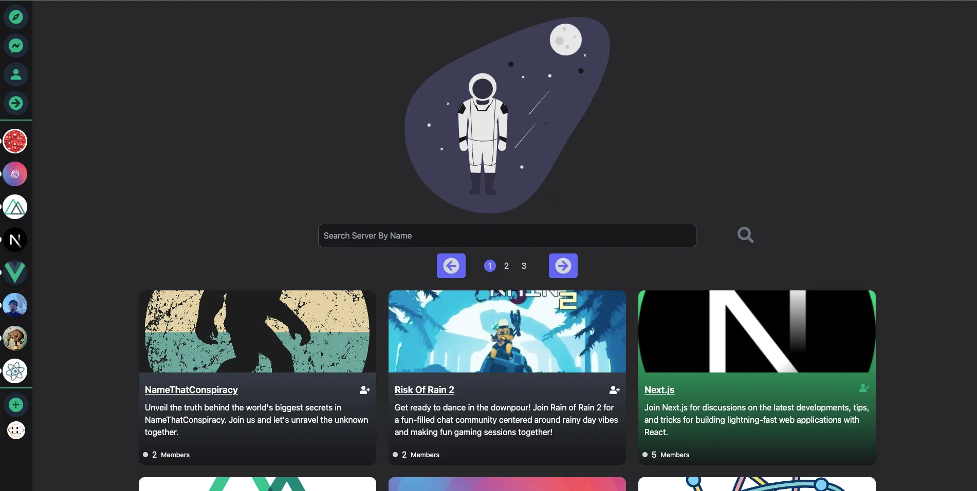 A screenshot of https://nextcord.apps.devopportunities.dev/
